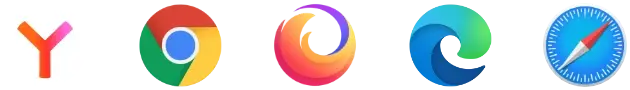 available browsers