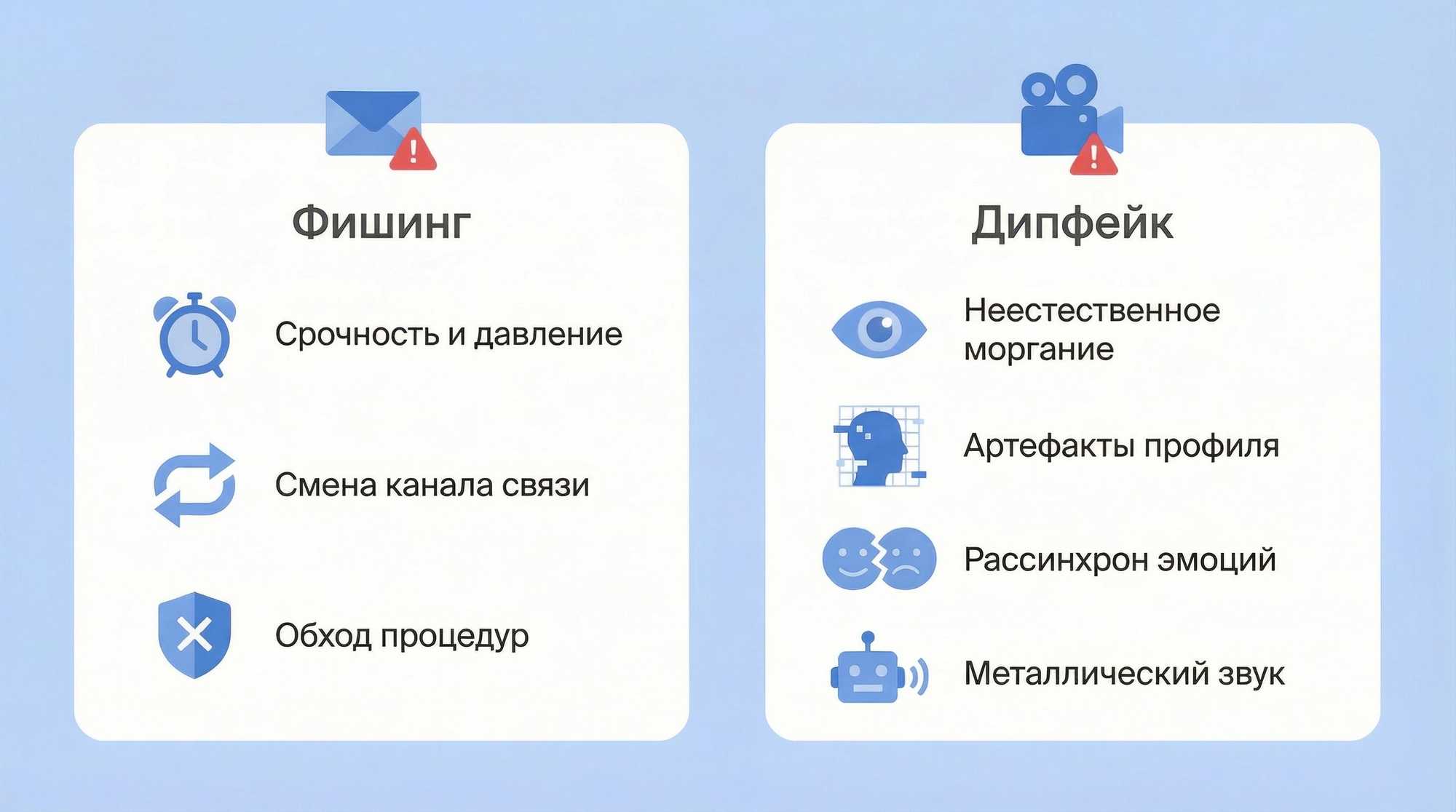Как распознать ИИ-угрозу: чек-лист для сотрудников