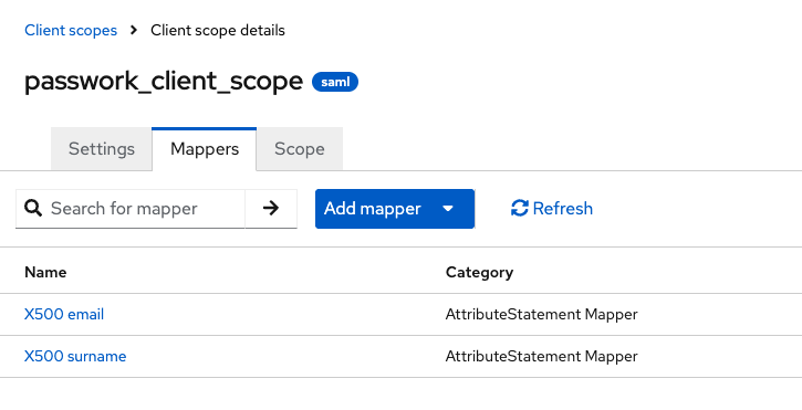 Добавить в шаблон отдаваемые атрибуты пользователя